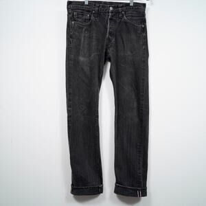 Sugar Cane Selvedge Denim Jeans Black Fade Made in Japan 31x31